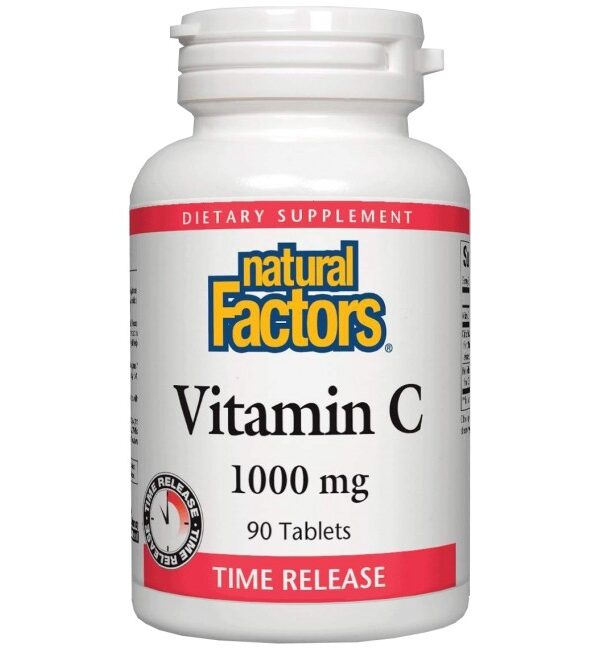 Natural Factors Vitamin C Time Release 90 Таблетки, 90 Дози