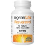 Natural Factors Rеgener Life™ Resveratrol 500 mg 60 капсули, 60 Дози