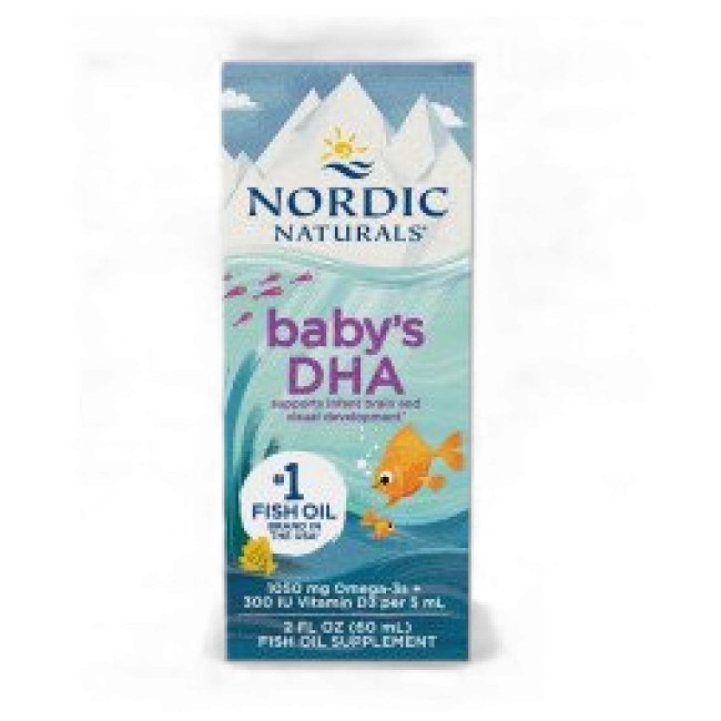 Nordic Naturals Baby's DHA | 1050mg Omega-3 With Vitamin D 60 мл, 12 Дози
