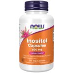 NOW Foods Inositol 500 mg  100 капсули, 100 Дози