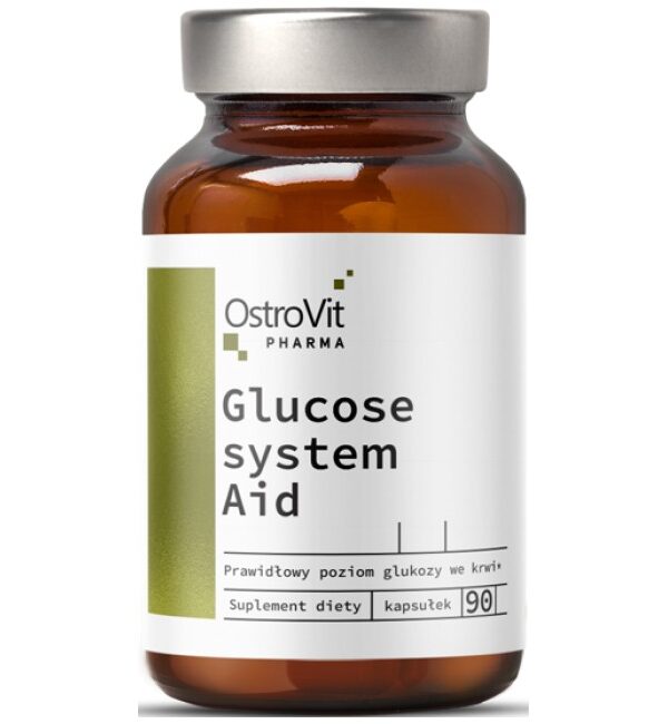 OstroVit Glucose System Aid | with Berberine, Alpha Lipoic Acid, Cinnamon & Mulberry 90 капсули, 30 Дози