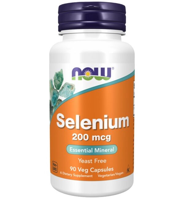 NOW Foods Selenium 200 mcg 90 капсули, 90 Дози