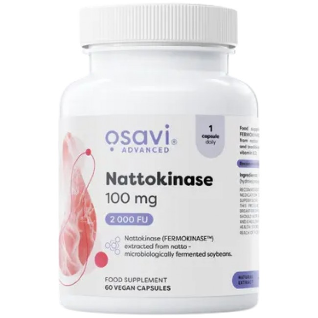 Osavi Nattokinase 100 mg 60 капсули, 60 Дози