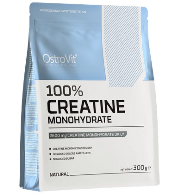 Creatine Monohydrate Powder  300 грама, 120 Дози