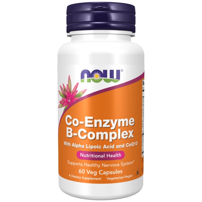 Now Foods Co-Enzyme B-Complex 60 капсули, 30 Дози