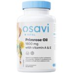 Osavi Primrose Oil 1800 mg | with Vitamin A & E  180 Гел капсули, 60 Дози