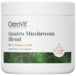 OstroVit Quatro Mushroom Blend Powder | Lion's Mane ~ Reishi ~ Cordyceps ~ Chaga 100 грама, 185 Дози