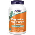 NOW Foods Magnesium Bisglycinate Powder 227 грама, 91 Дози