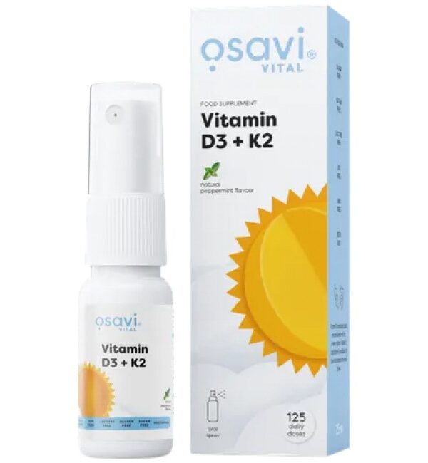 Osavi Vitamin D3 + K2 | Oral Spray 25 мл, 125 Дози