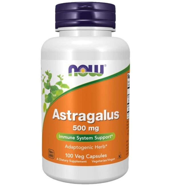 NOW Foods Astragalus 500 mg   100 капсули