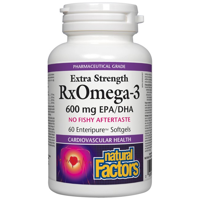 Natural Factors RxOmega 3 Extra Strength 1170 mg 60 Гел капсули