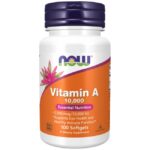 Now Foods Vitamin A 10000 IU 100 Гел капсули, 100 Дози