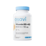 Osavi Vitamin D3 4000 + K2 150 mcg 120 Гел капсули, 120 Дози