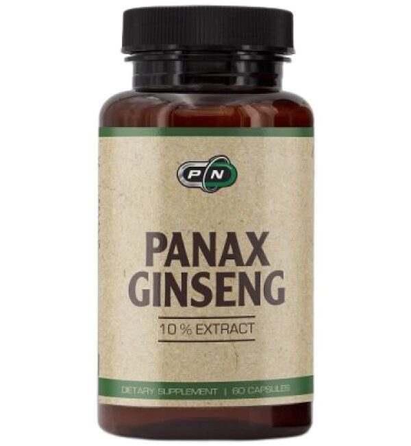 PURE Nutrition USA Panax Ginseng  60 капсули, 60 Дози