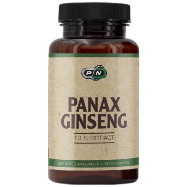 PURE Nutrition USA Panax Ginseng 60 капсули, 60 Дози