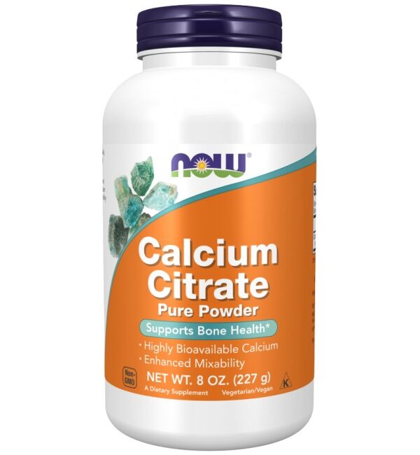 NOW Foods Calcium Citrate Powder 227 грама, 76 Дози