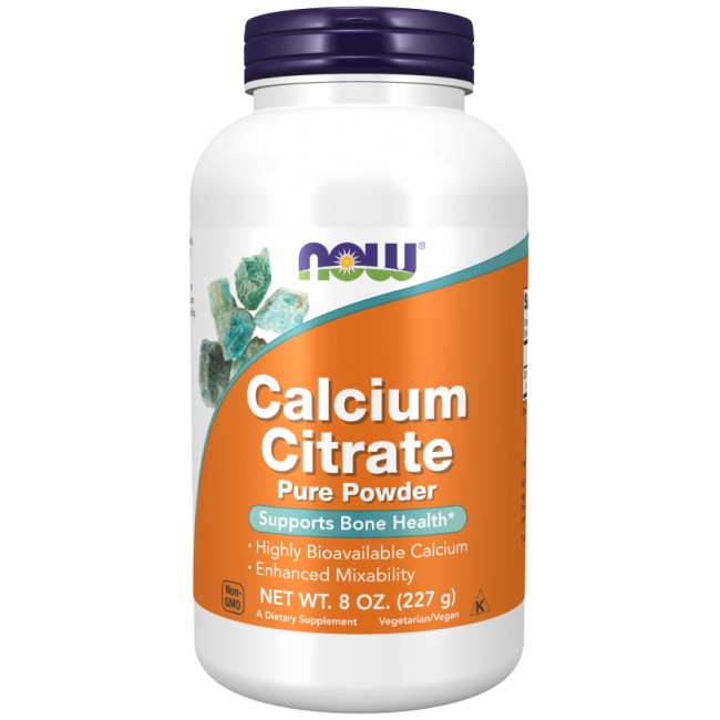 NOW Foods Calcium Citrate Powder 227 грама, 76 Дози