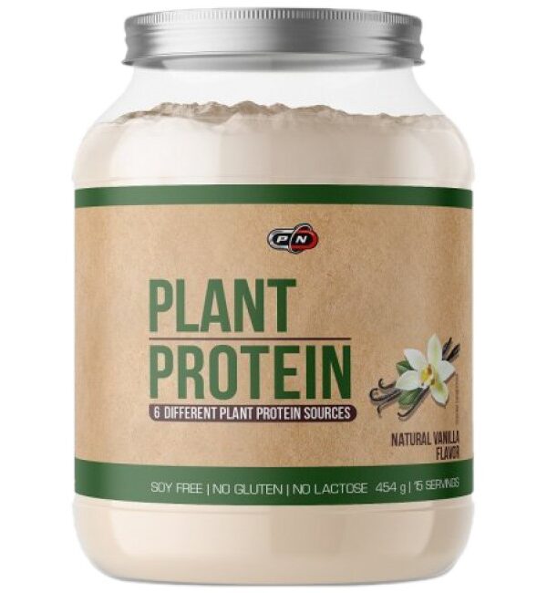 PURE Nutrition USA Plant Protein / Natural Vanilla 454 грама, 15 Дози