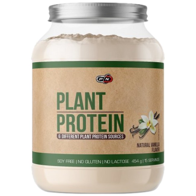 PURE Nutrition USA Plant Protein / Natural Vanilla 454 грама, 15 Дози