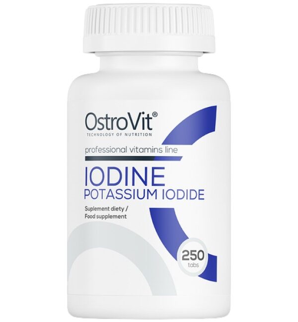 OstroVit Iodine 400 mcg | Potassium Iodine 250 Таблетки, 500 Дози
