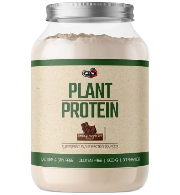 PURE Nutrition USA Plant Protein / Natural Chocolate  900 грама, 30 Дози
