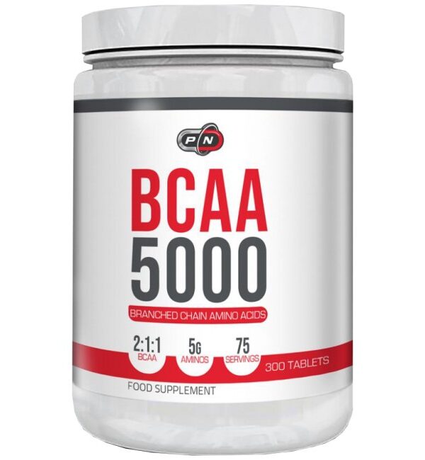 PURE Nutrition USA BCAA 5000 300 Таблетки, 75 Дози