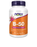 NOW Foods Vitamin B-50 100 Таблетки
