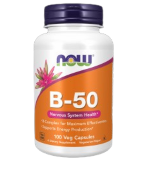 NOW Foods Vitamin B-50 100 Таблетки
