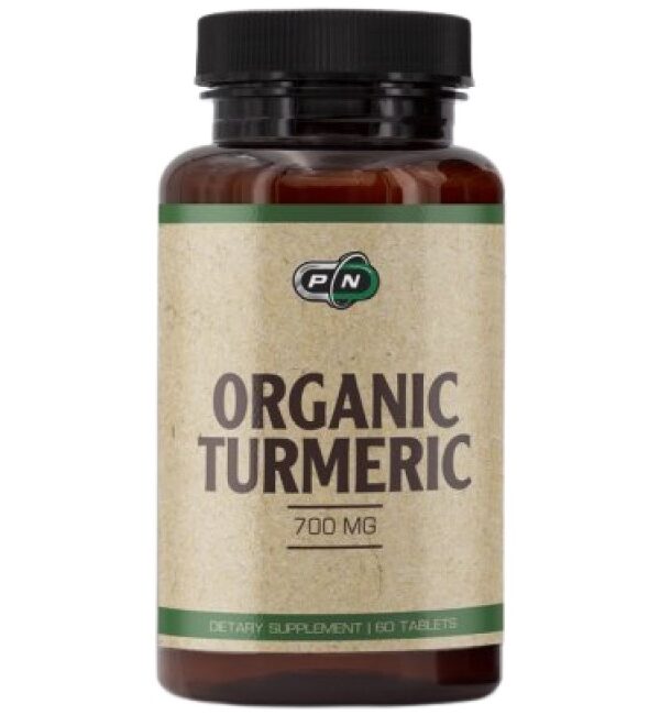 PURE Nutrition USA Organic Turmeric 700 mg 60 Таблетки, 60 Дози