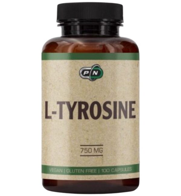 PURE Nutrition USA L-Tyrosine 750 mg 100 капсули, 100 Дози