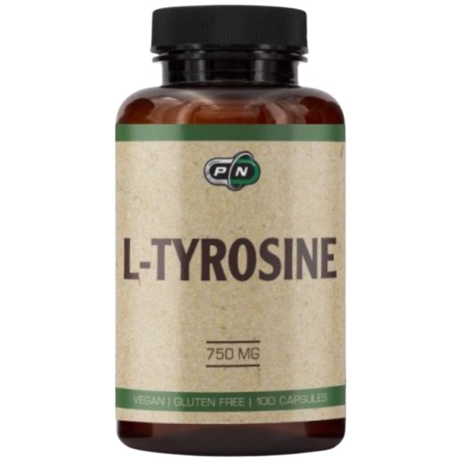 PURE Nutrition USA L-Tyrosine 750 mg 100 капсули, 100 Дози