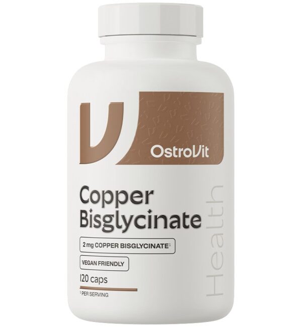 OstroVit Copper Bisglycinate 2 mg 120 капсули, 120 Дози