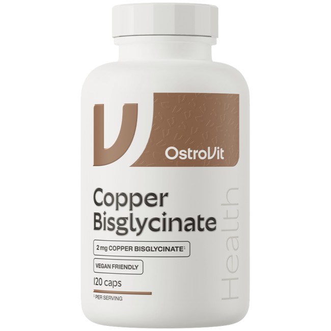 OstroVit Copper Bisglycinate 2 mg 120 капсули, 120 Дози