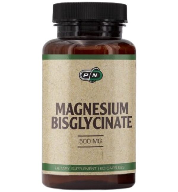 PURE Nutrition USA Magnesium Bisglycinate 60 капсули, 60 Дози