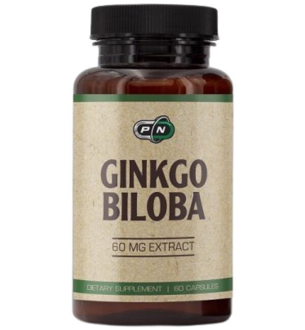 PURE Nutrition USA Ginkgo Biloba 60 капсули, 60 Дози