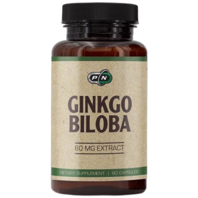 PURE Nutrition USA Ginkgo Biloba 60 капсули, 60 Дози