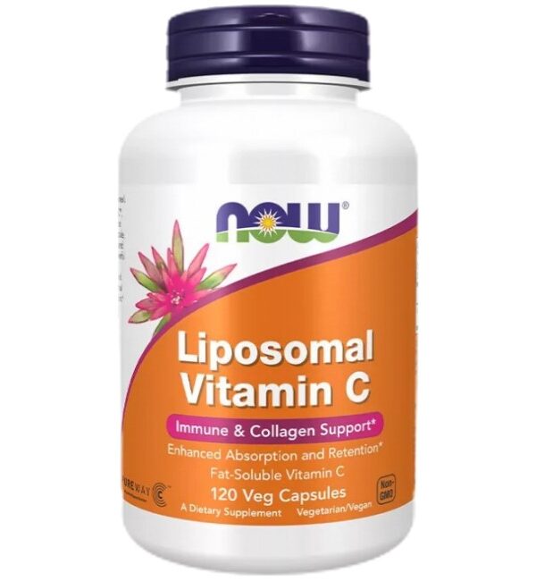 NOW Foods Liposomal Vitamin C 120 капсули, 60 Дози