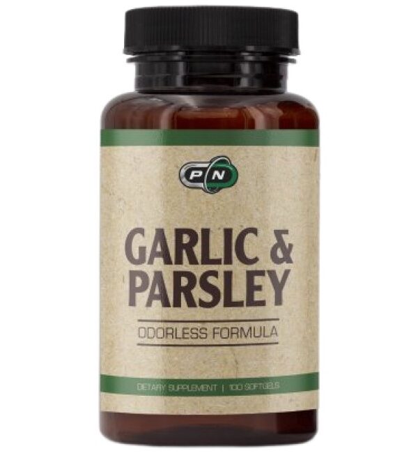 PURE Nutrition USA Garlic & Parsley 100 Гел капсули, 100 Дози