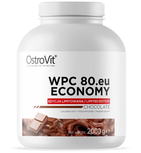 OstroVit Economy WPC 80.eu / Whey Protein Concentrate  2000 грама, 66 Дози