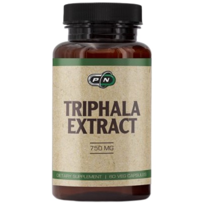 PURE Nutrition USA Triphala Extract 750 mg 60 капсули, 60 Дози