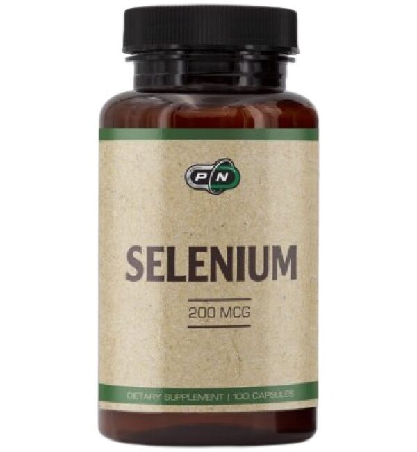 PURE Nutrition USA Selenium 200 mcg 100 капсули, 100 Дози