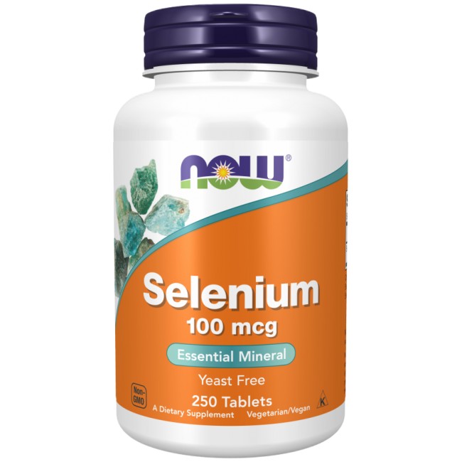 NOW Foods Selenium 100 mcg 250 Таблетки
