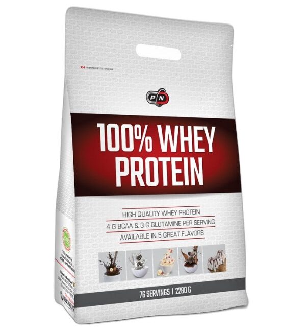 PURE Nutrition USA 100% Whey Protein   2272 грама, 76 Дози