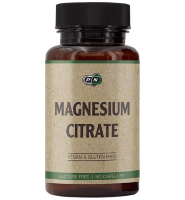 PURE Nutrition USA Magnesium Citrate 160 mg 50 капсули, 50 Дози