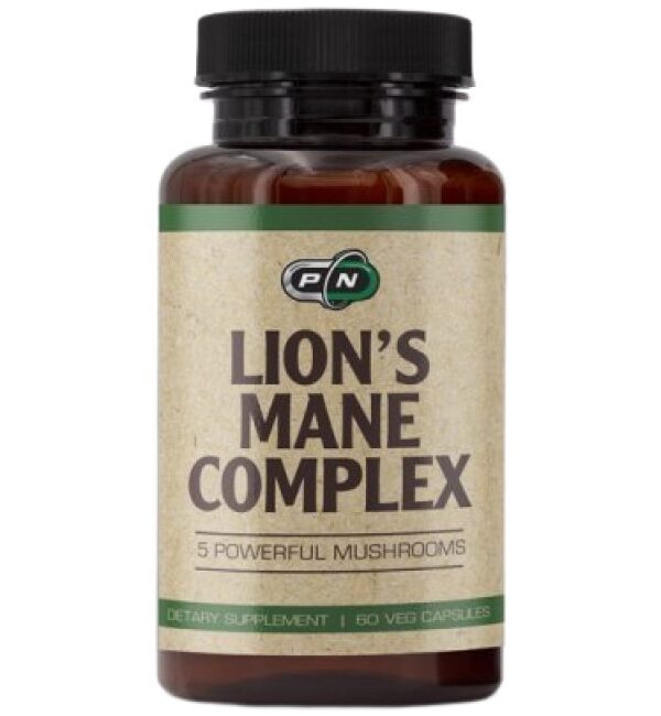 PURE Nutrition USA Lion's Mane Complex 60 капсули, 60 Дози