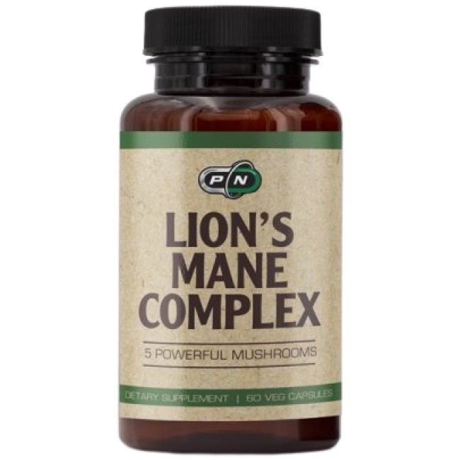 PURE Nutrition USA Lion's Mane Complex 60 капсули, 60 Дози