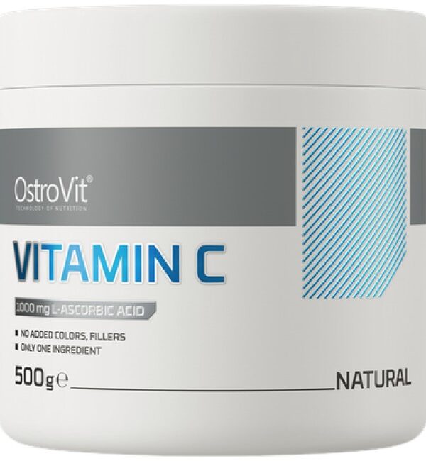 OstroVit 100% Vitamin C Powder 500 грама, 500 Дози