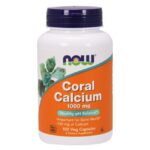 NOW Foods Coral Calcium 1000 mg 100 капсули, 100 Дози