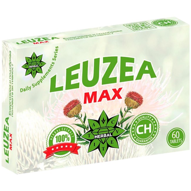 Cvetita Herbal Leuzea Max Tabs 30 Таблетки, 30 Дози