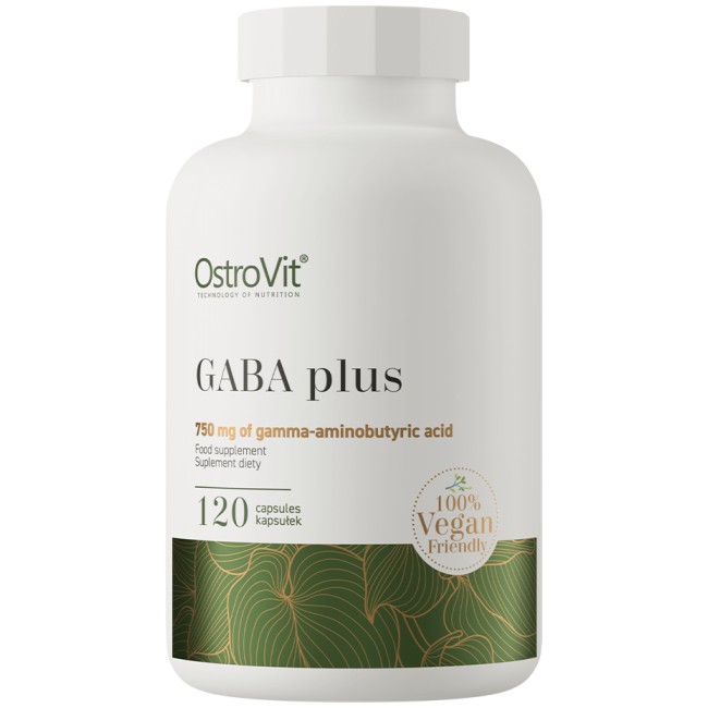 OstroVit GABA 750 mg Plus 120 капсули, 60 Дози